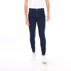 Rijbroek La Valencio LVQuadrup Denim Full Grip Men Denim