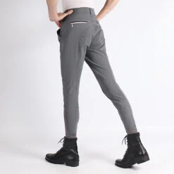 Rijbroek QHP Jason Full Grip Men Grijs