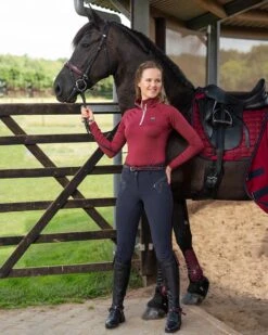 Sporenriemen QHP Chianti Donkerrood -Roeckl Winkel sporenriemen qhp chianti donkerrood 1500x1500 124669