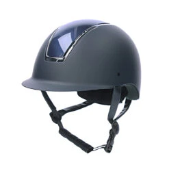 Veiligheidshelm Harry's Horse Regal Glossy Donkerblauw-zilver