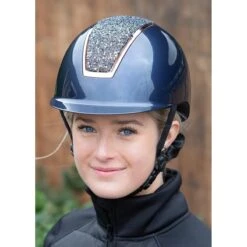 Veiligheidshelm Harry's Horse Regal Sparkle Donkerblauw-goud -Roeckl Winkel veiligheidshelm harry s horse regal sparkle donkerblauw goud 1500x1500 130980