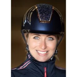 Veiligheidshelm Harry's Horse Regal Sparkle Donkerblauw-goud -Roeckl Winkel veiligheidshelm harry s horse regal sparkle donkerblauw goud 1500x1500 130981