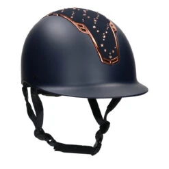 Veiligheidshelm Imperial Riding IRHOlania Crystal Donkerblauw-goud -Roeckl Winkel veiligheidshelm imperial riding irholania crystal donkerblauw goud 1500x1500 164255
