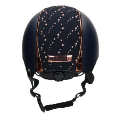 Veiligheidshelm Imperial Riding IRHOlania Crystal Donkerblauw-goud -Roeckl Winkel veiligheidshelm imperial riding irholania crystal donkerblauw goud 1500x1500 164256