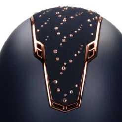 Veiligheidshelm Imperial Riding IRHOlania Crystal Donkerblauw-goud -Roeckl Winkel veiligheidshelm imperial riding irholania crystal donkerblauw goud 1500x1500 164257